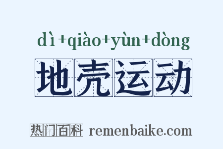 地壳运动是什么意思的图片